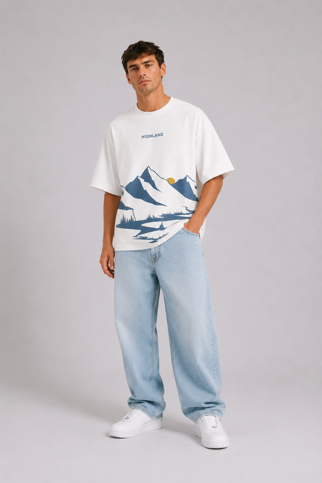 MOUNTAIN GRAPHIC T-SHIRT