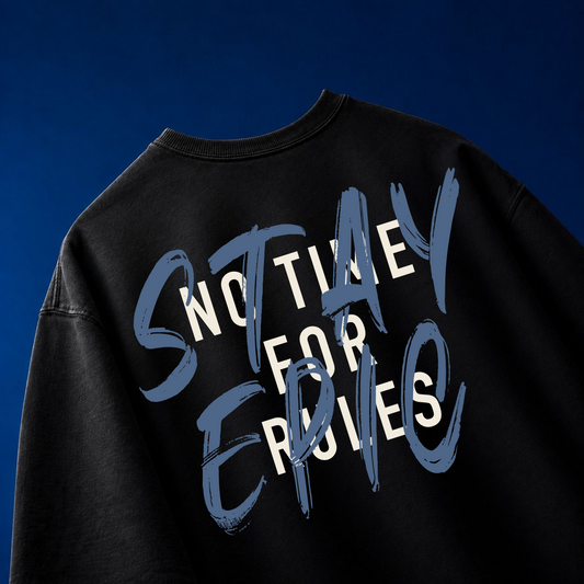 STAY EPIC OVERSIZED GRAPHIC T-SHIRT
