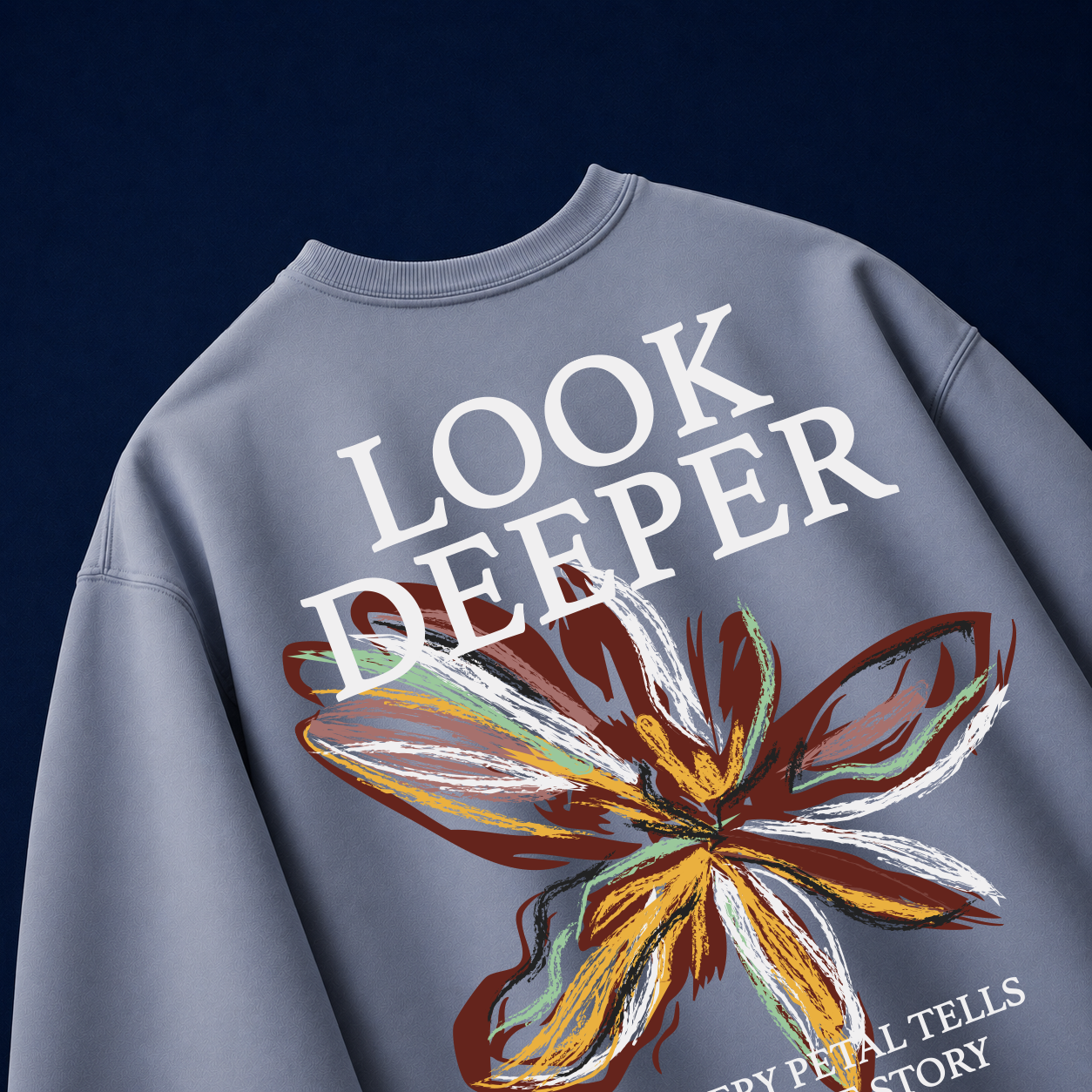 Look Deeper Oversized Graphic T-Shirt