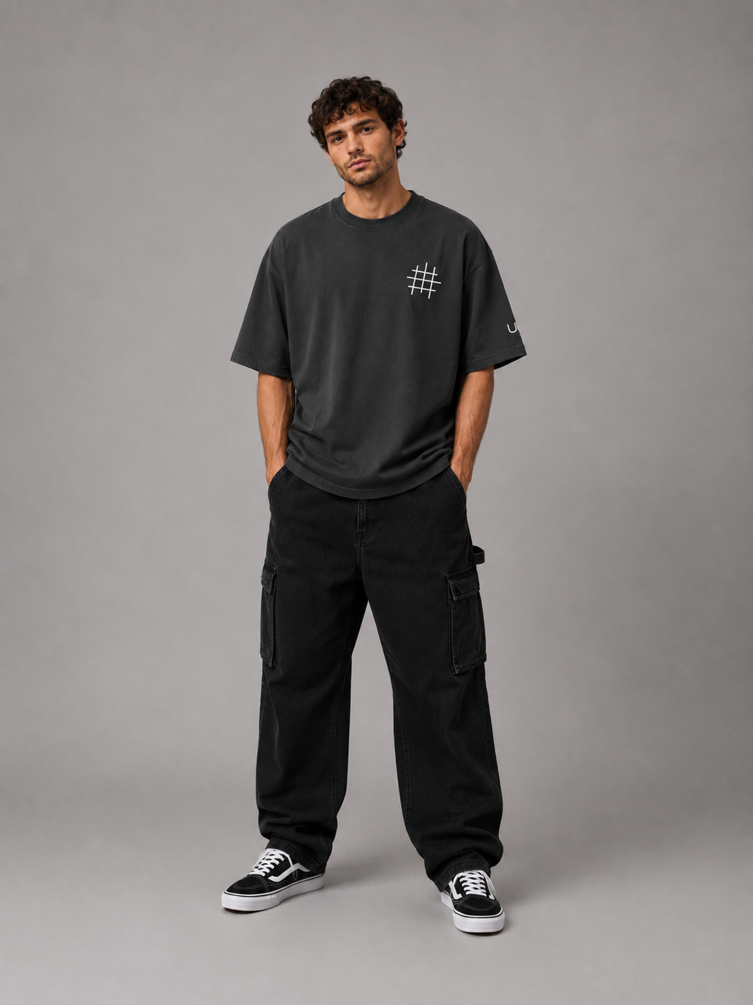 Born to Create Oversized Graphic T-Shirt