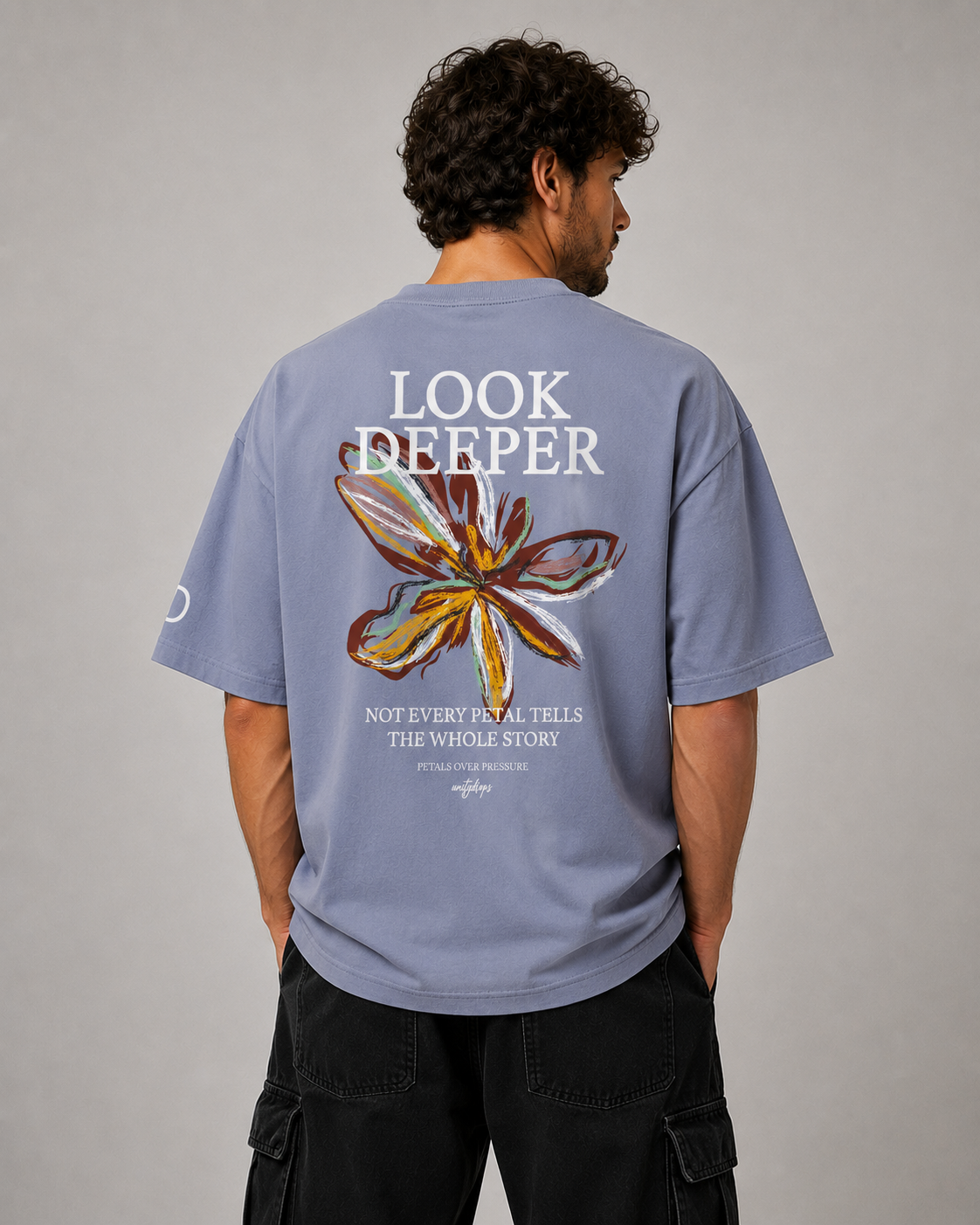 Look Deeper Oversized Graphic T-Shirt