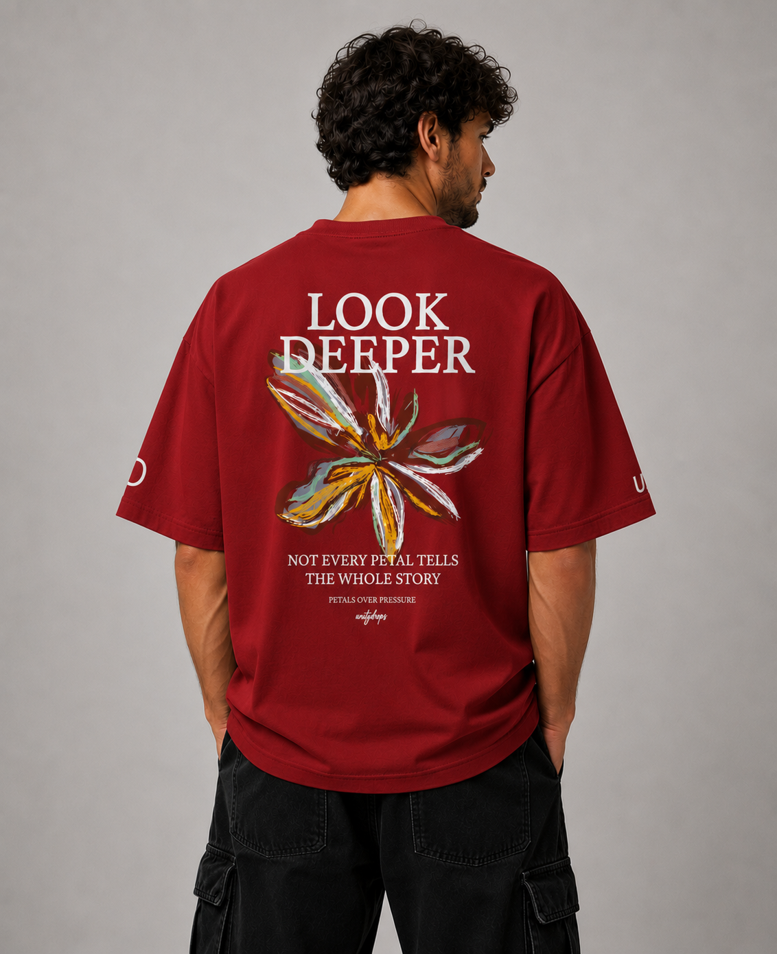 Look Deeper Oversized Graphic T-Shirt