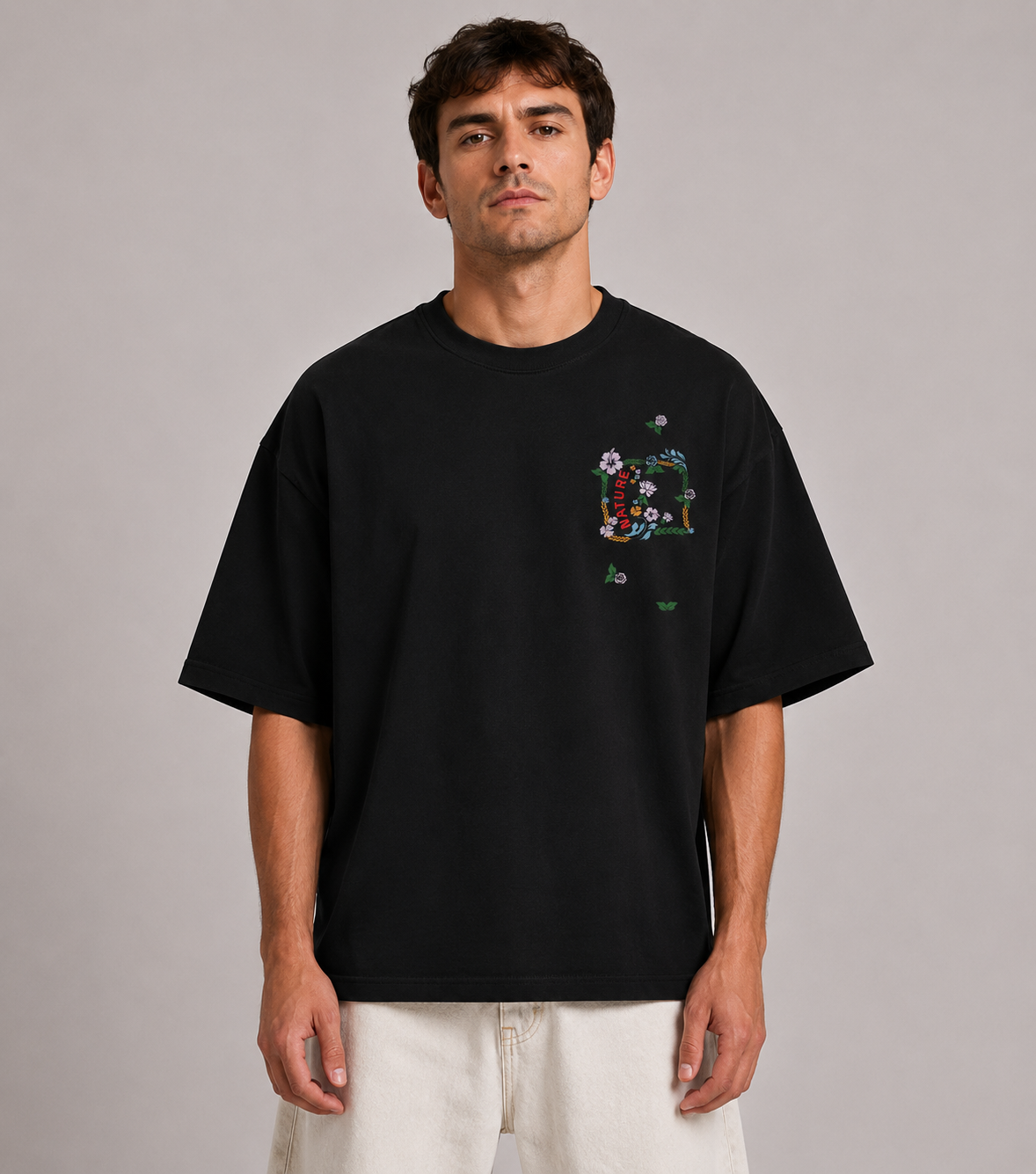 FLORAL GRAPHIC T-SHIRT