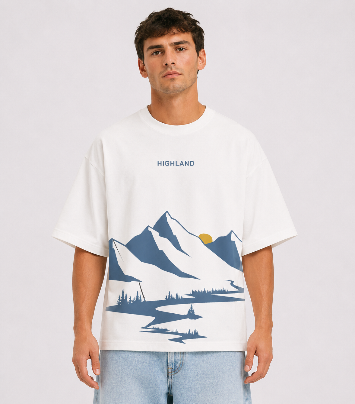 MOUNTAIN GRAPHIC T-SHIRT