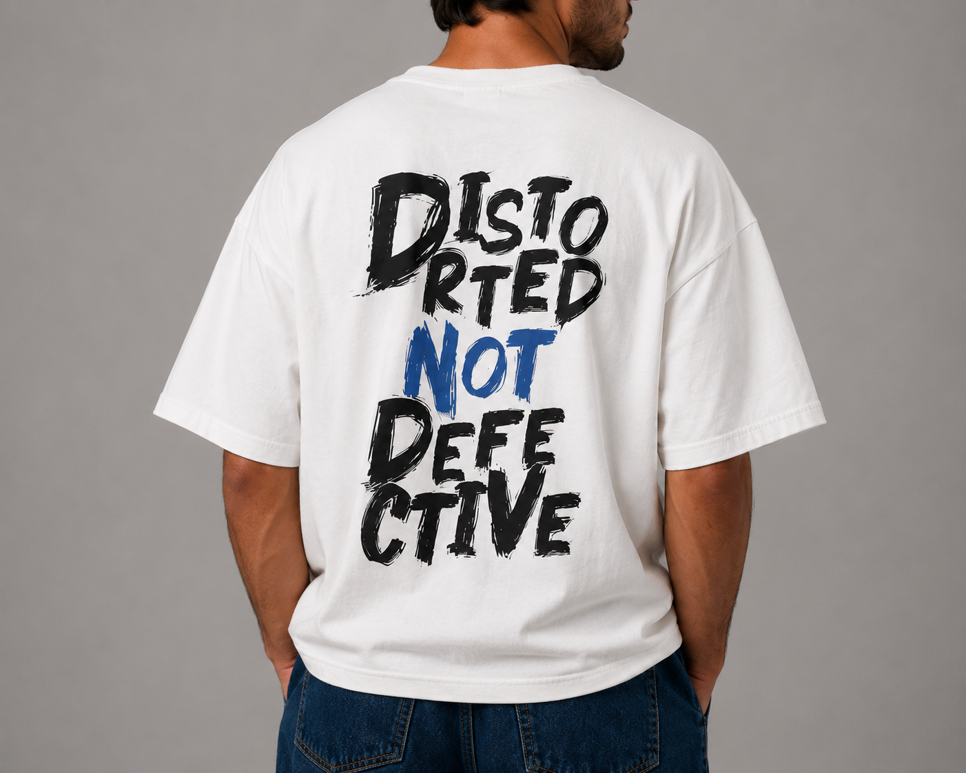 DISTORTION GRAPHIC T-SHIRT