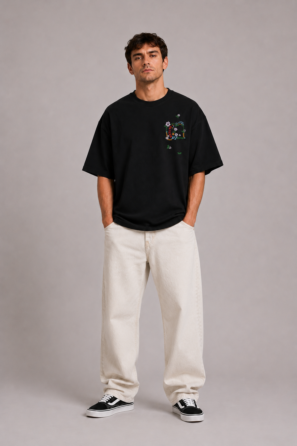 FLORAL GRAPHIC T-SHIRT
