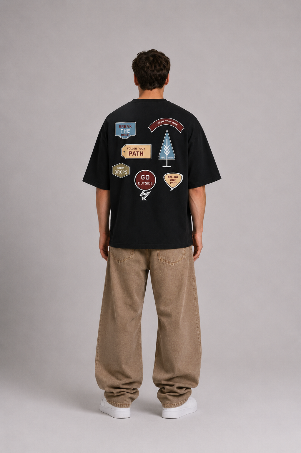 SUMMER PATCH GRAPHIC T-SHIRT
