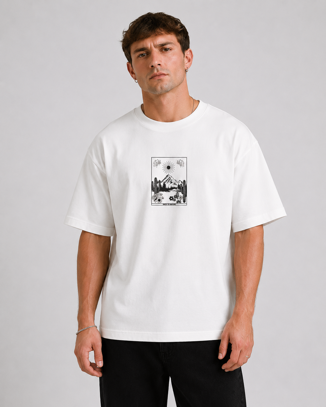 NATURE CONTRAST GRAPHIC T-SHIRT