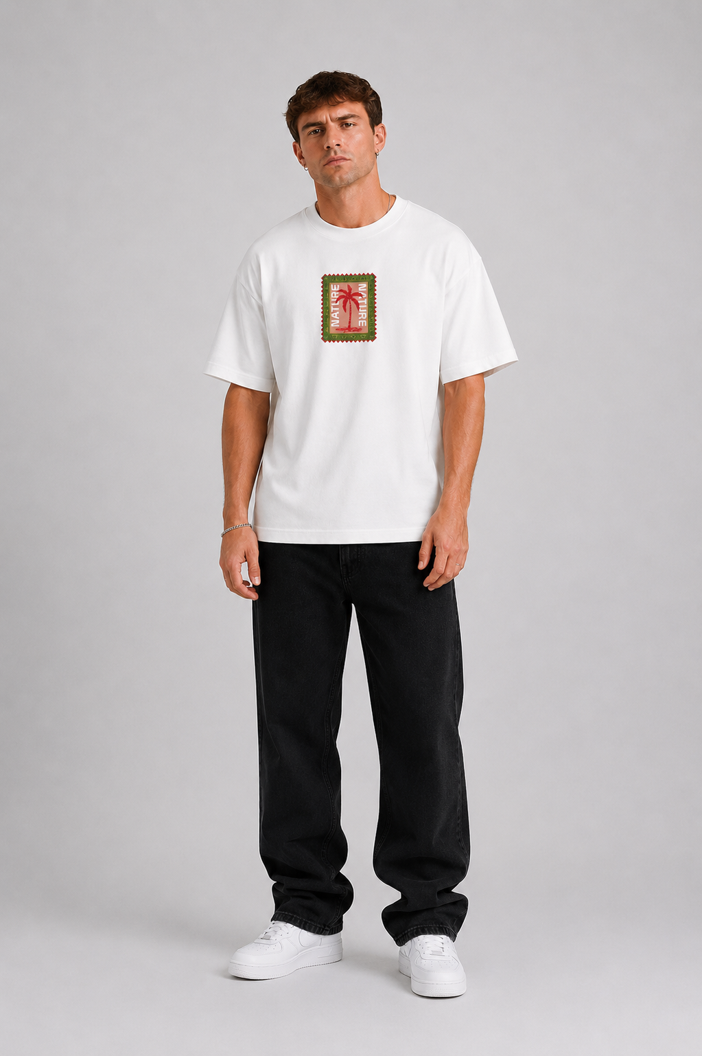 TROPICAL STAMP GRAPHIC TEE
