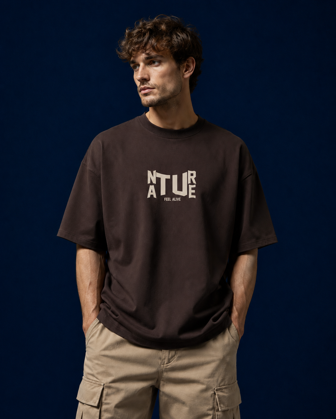 Nature Feel Alive Oversized T-Shirt