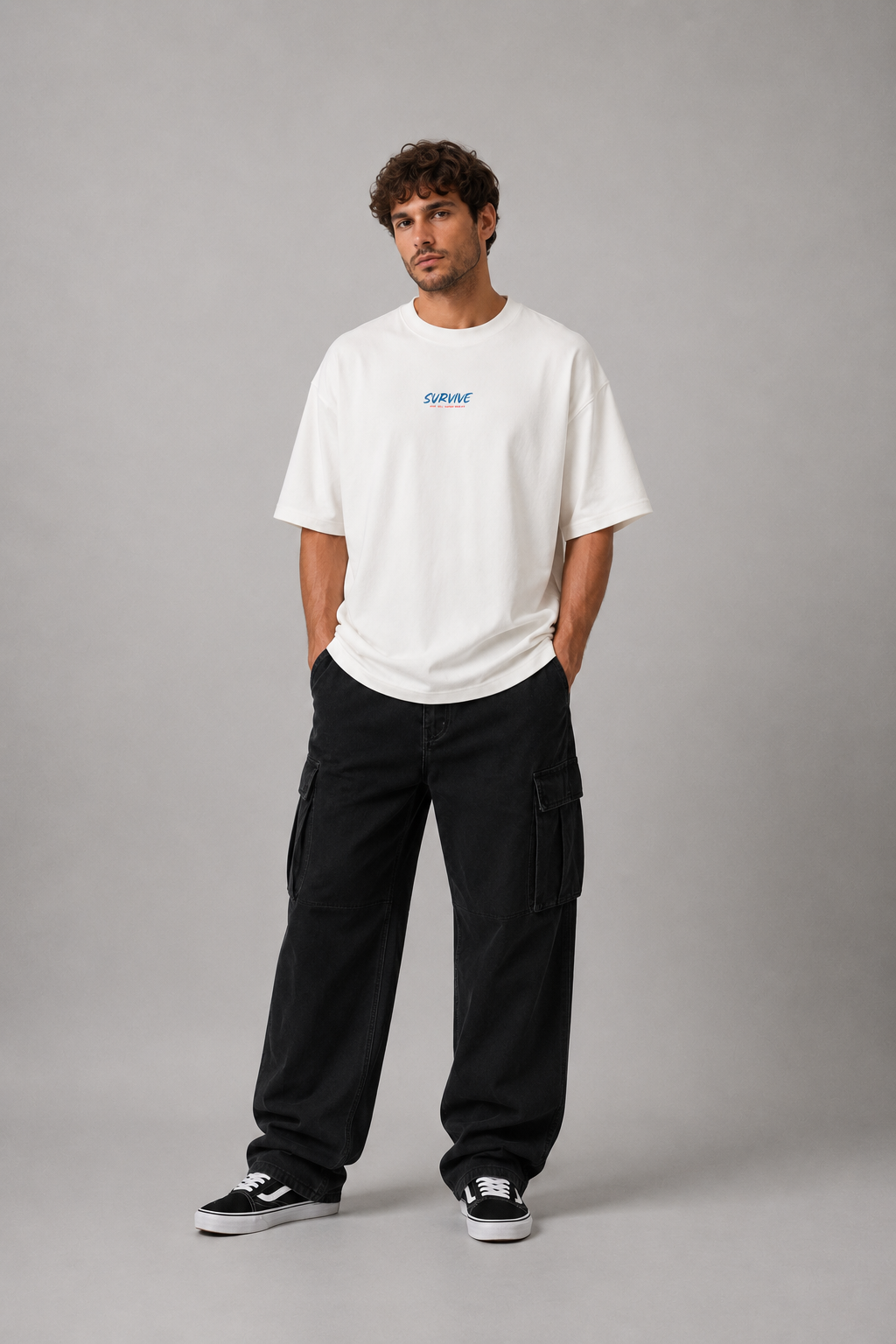 SURVIVE OVERSIZED GRAPHIC TEE