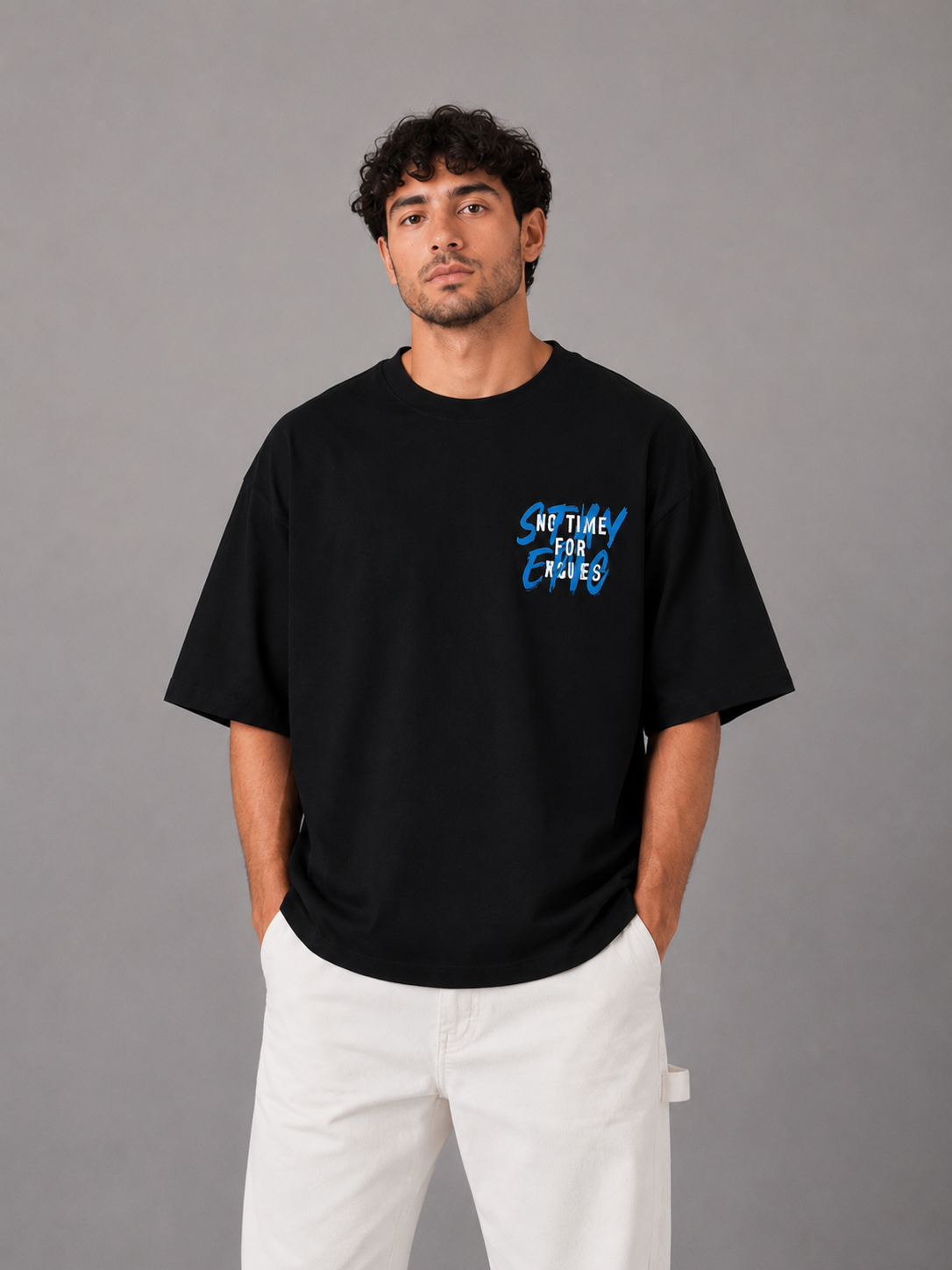STAY EPIC OVERSIZED GRAPHIC T-SHIRT