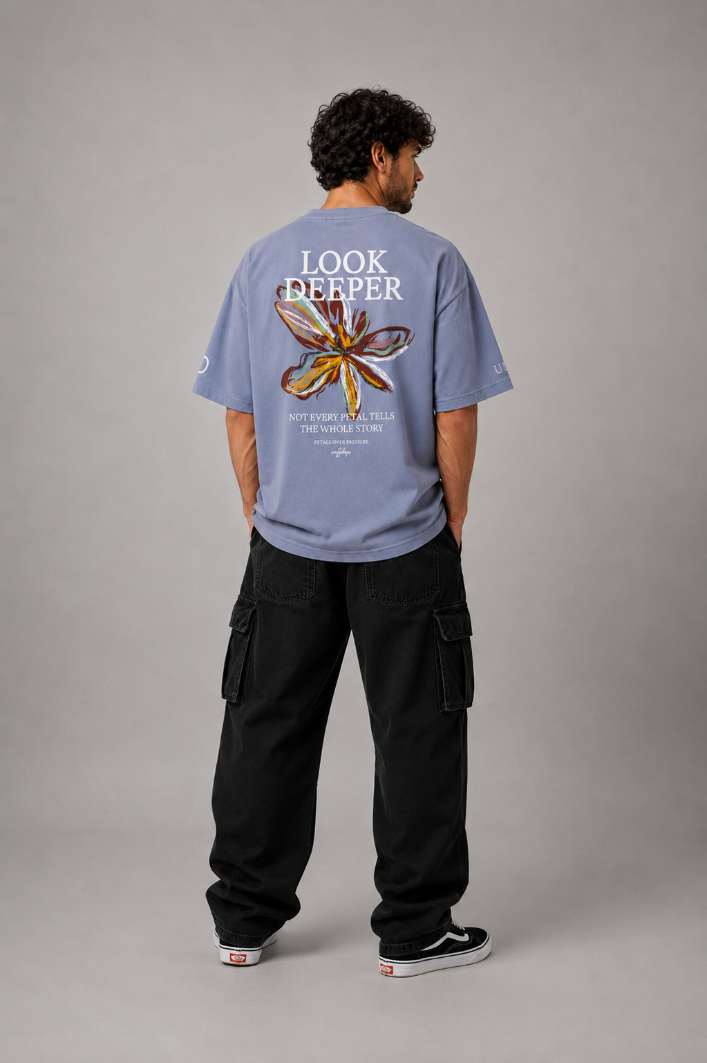 Look Deeper Oversized Graphic T-Shirt