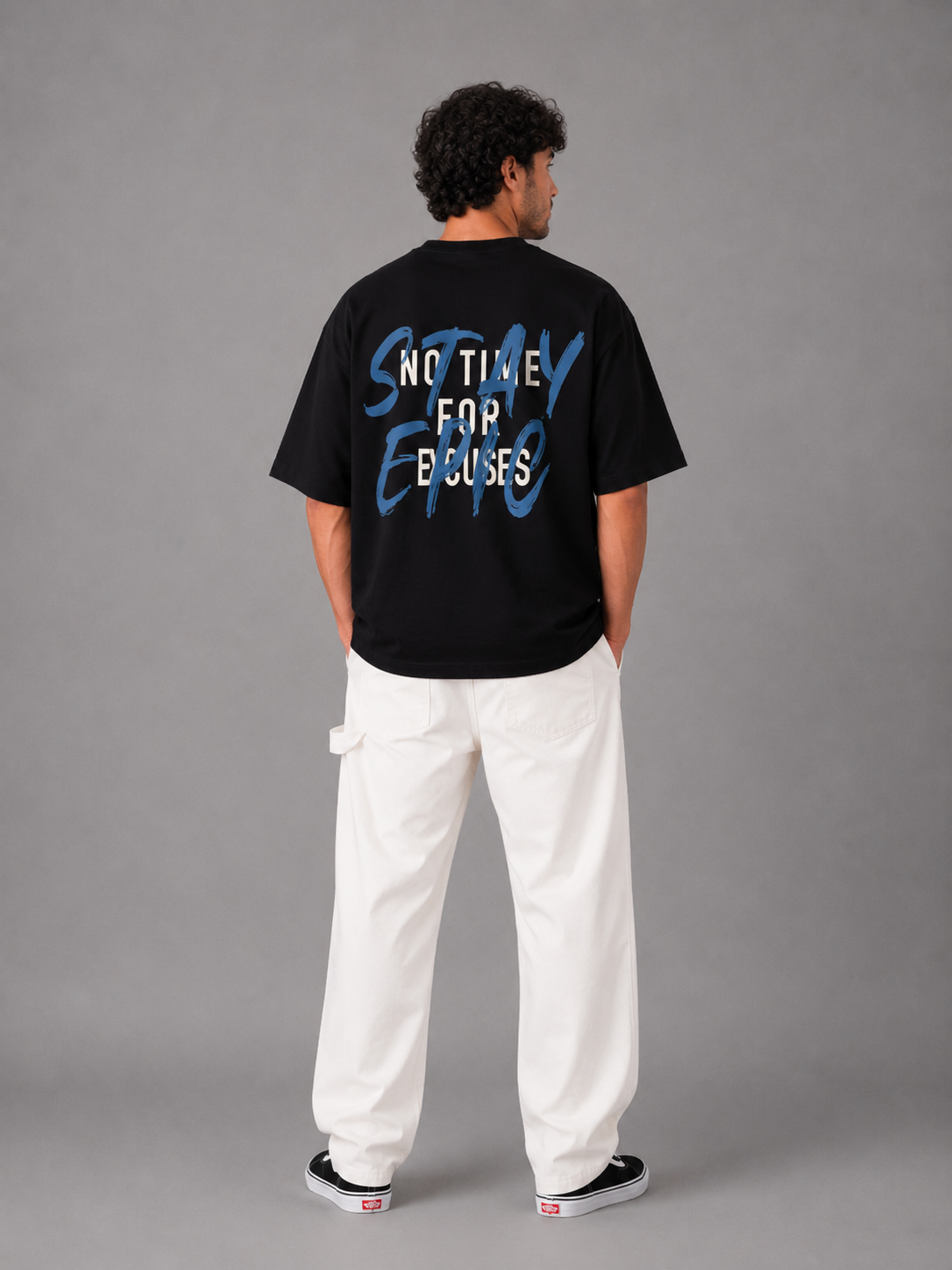 STAY EPIC OVERSIZED GRAPHIC T-SHIRT