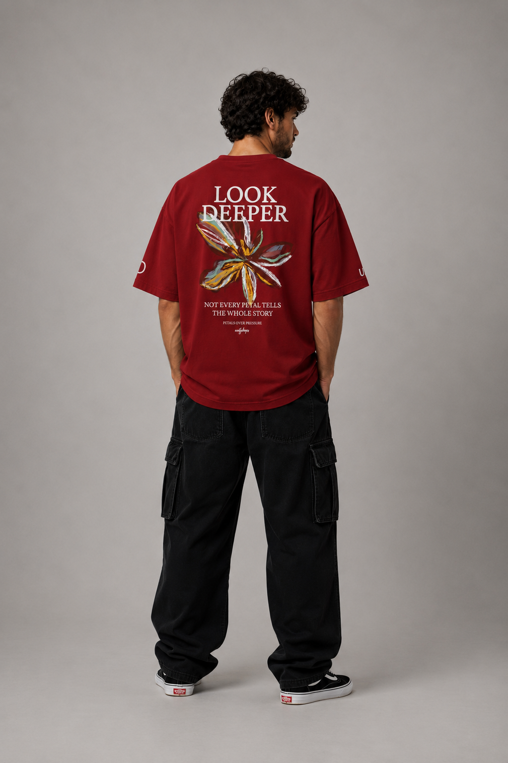 Look Deeper Oversized Graphic T-Shirt