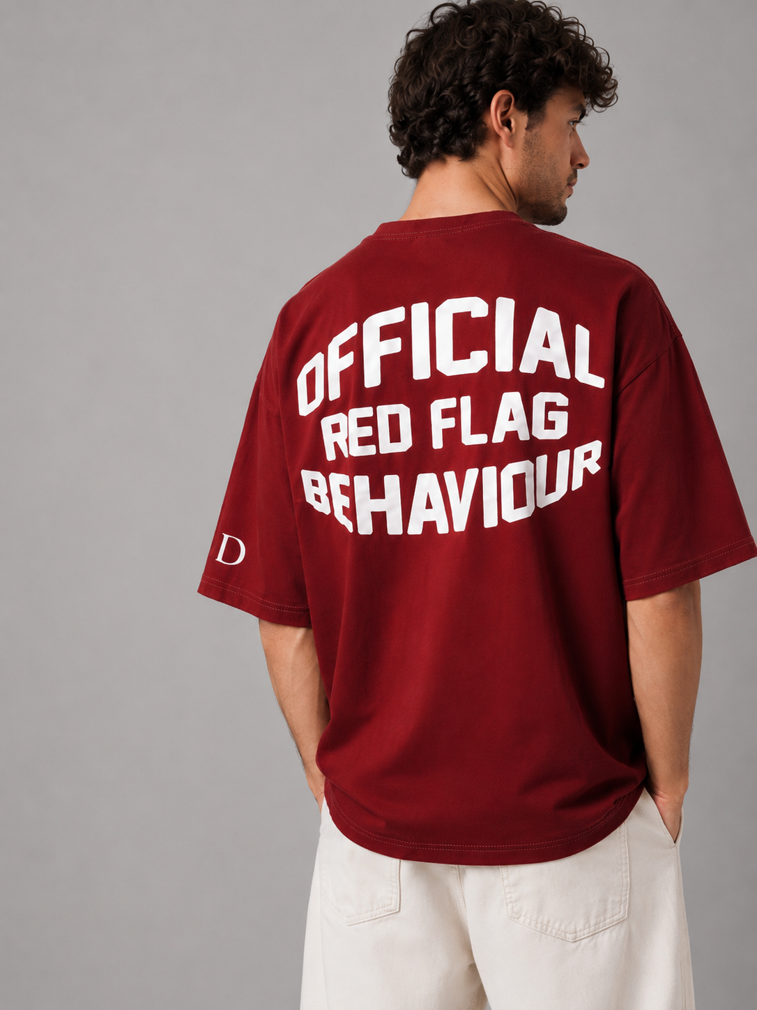 Red Flag Oversized T-Shirt