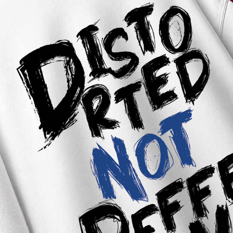 DISTORTION GRAPHIC T-SHIRT